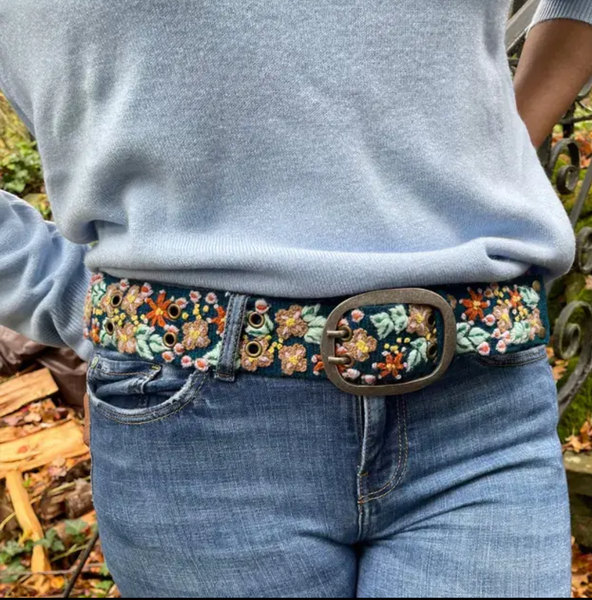 embroidered belts
