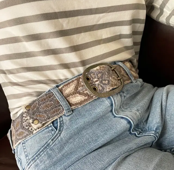 embroidered belts
