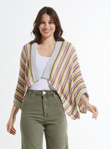 chunky stripe cardigan
