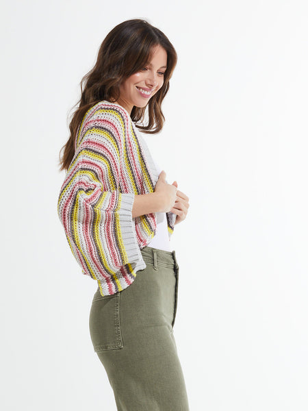 chunky stripe cardigan