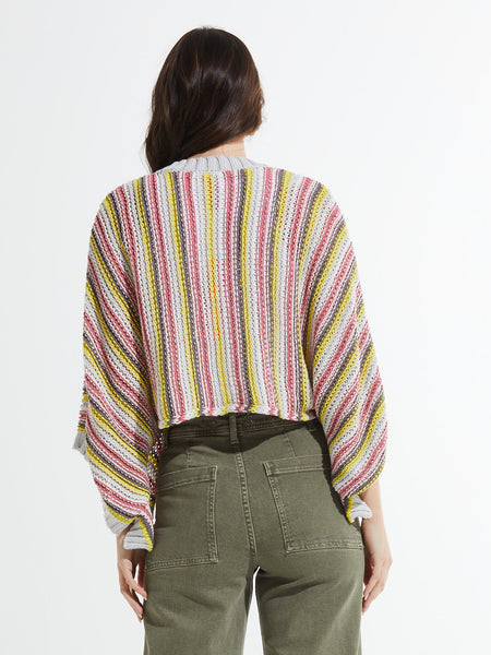 chunky stripe cardigan