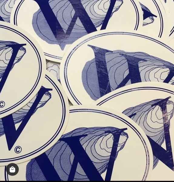 Wellfleet W sticker