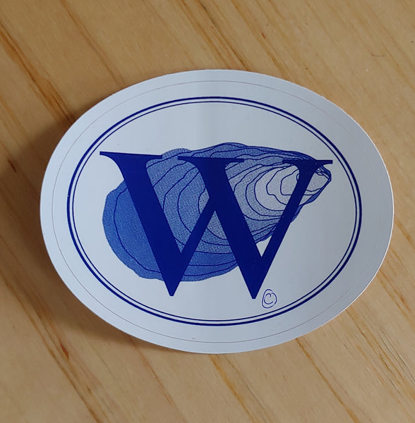 Wellfleet W sticker