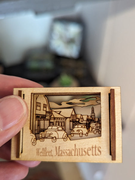 Wellfleet 3D "matchbox" souvenir
