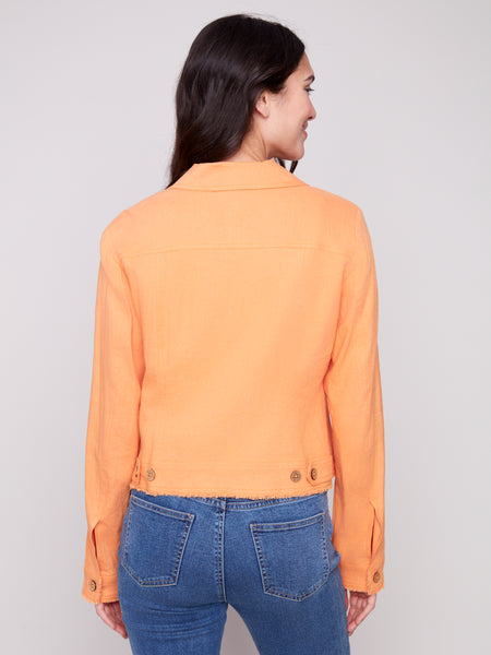 linen jean jacket