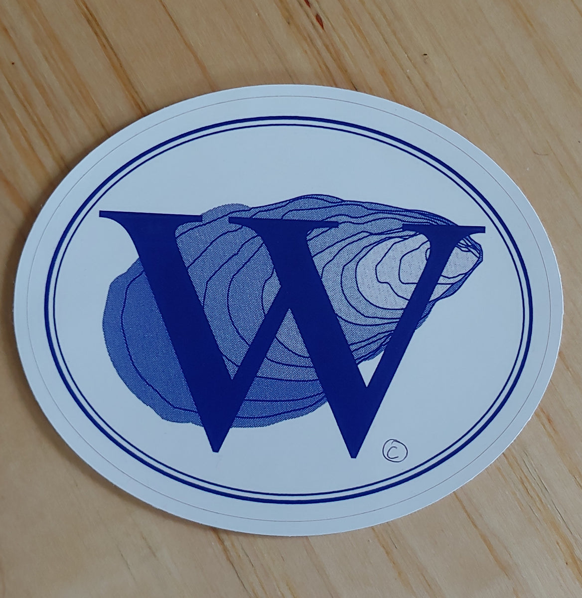 Wellfleet W sticker – Up front clothing