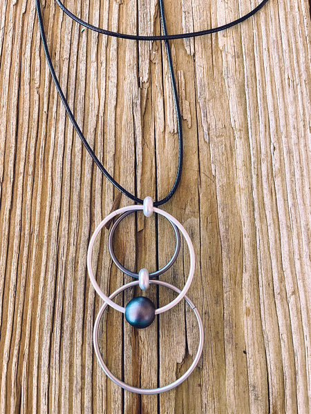 double circle pendant